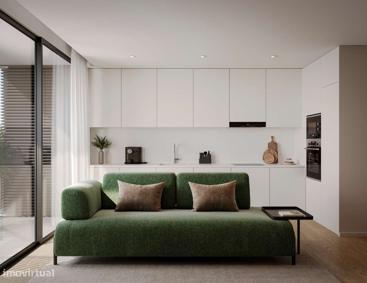 Apartamento T1 + 1, em construção, no empreendimento Oporto Plaza - Grande imagem: 5/10