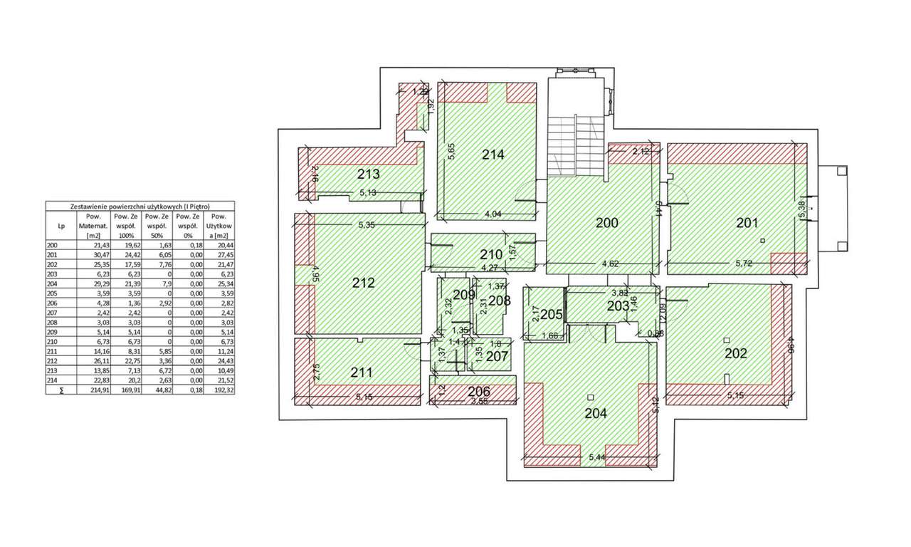 Zabytkowa willa biurowo-usługowa 509 m² w centrum Rybnika blisko Rynku-15