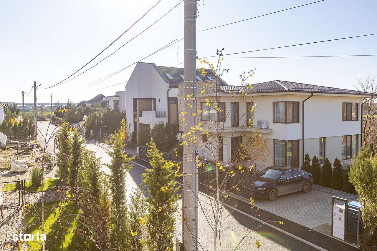 Pădurea Vlăsiei Design Modern Relaxare deplină Vilă cu Piscină-18