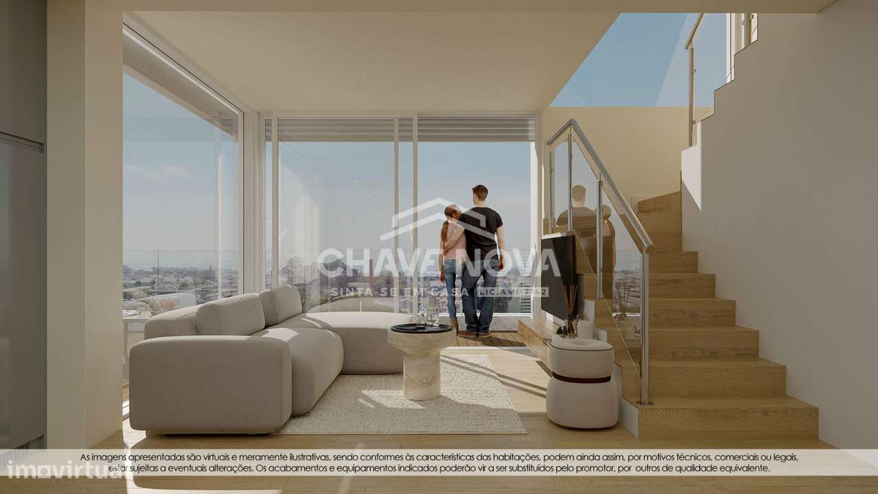 T2 com varanda ampla | Garagem + Arrumos | Nascente-6