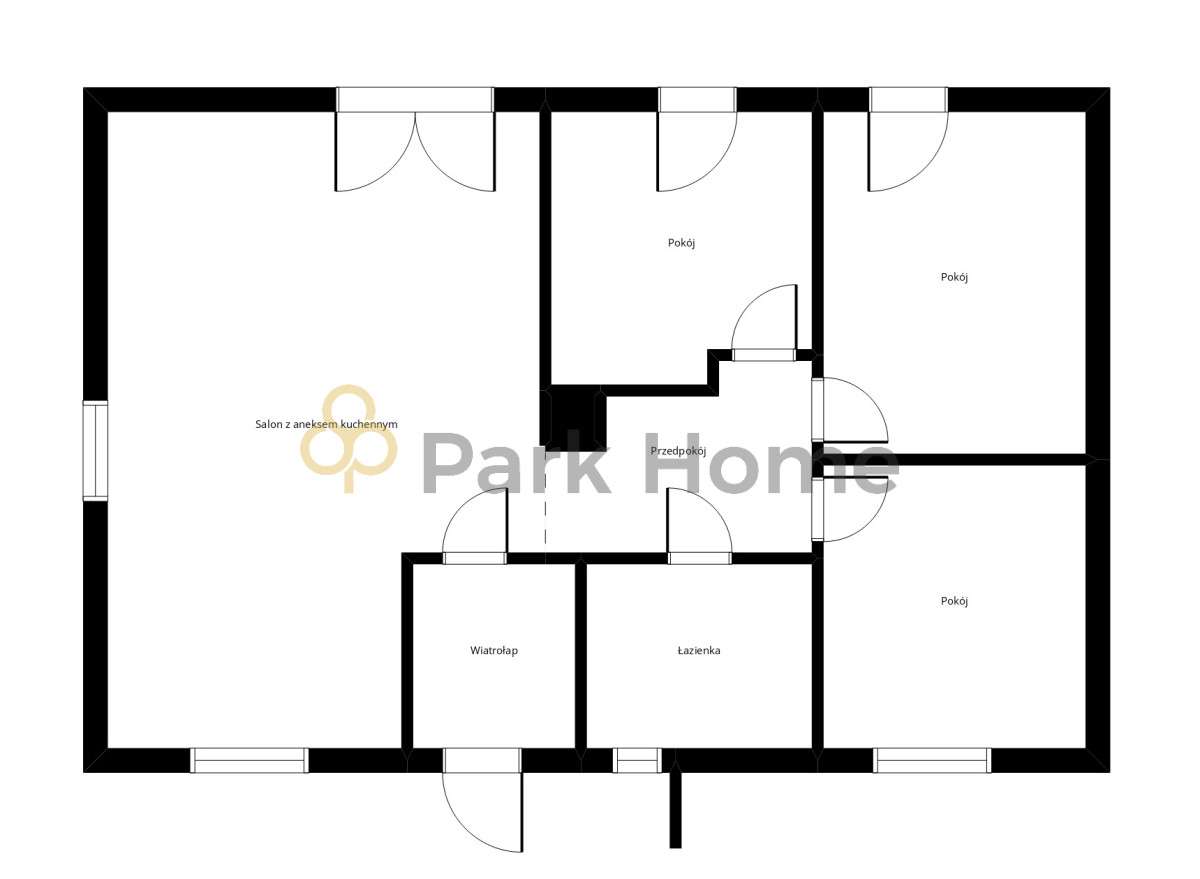 Dom 65 m2 w cenie mieszkania w Serbach - Pełny obrazek: 4/5