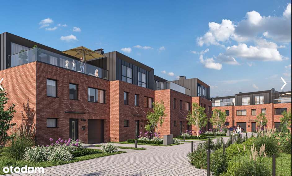 Nowoczesny dom  z ogrodem i tarasem na dachu !-1