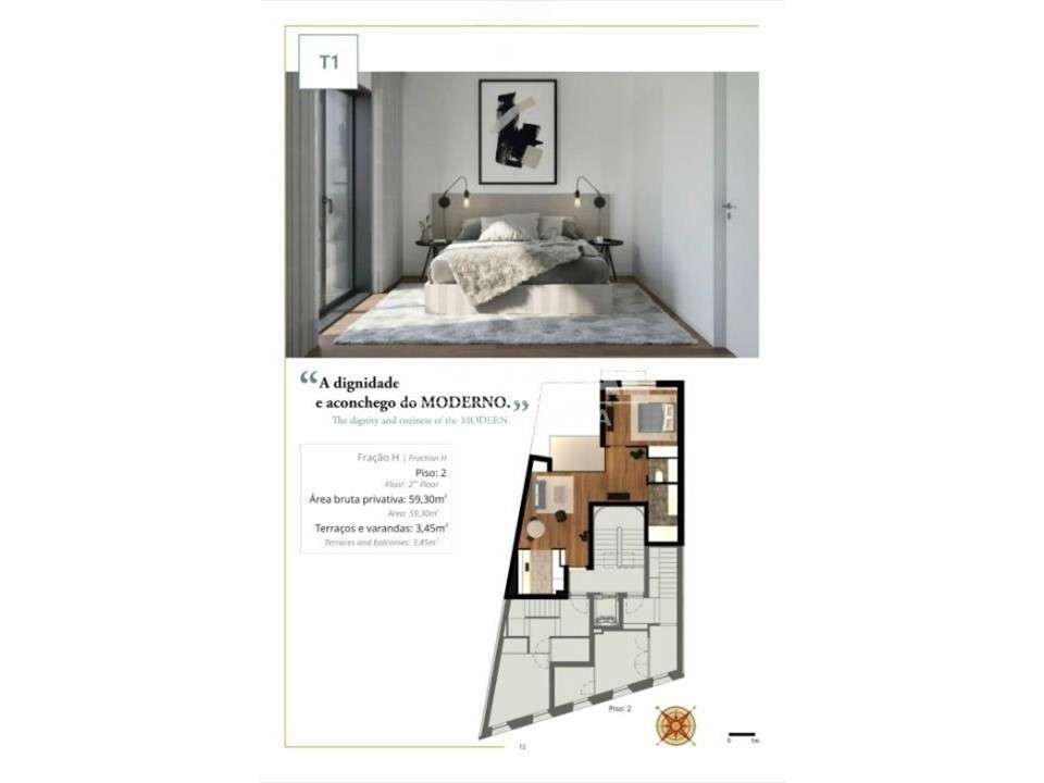 Apartamento T1+1 com Jardim Privativo | Cedofeita, Porto-15