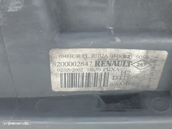 Optica Farol Direita Drt Renault Laguna Ii (Bg0/1_) - 7