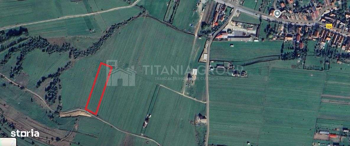 Teren intravilan, 2548 mp, cu priveliște superbă - Zărnești - Imagine principală: 5/10