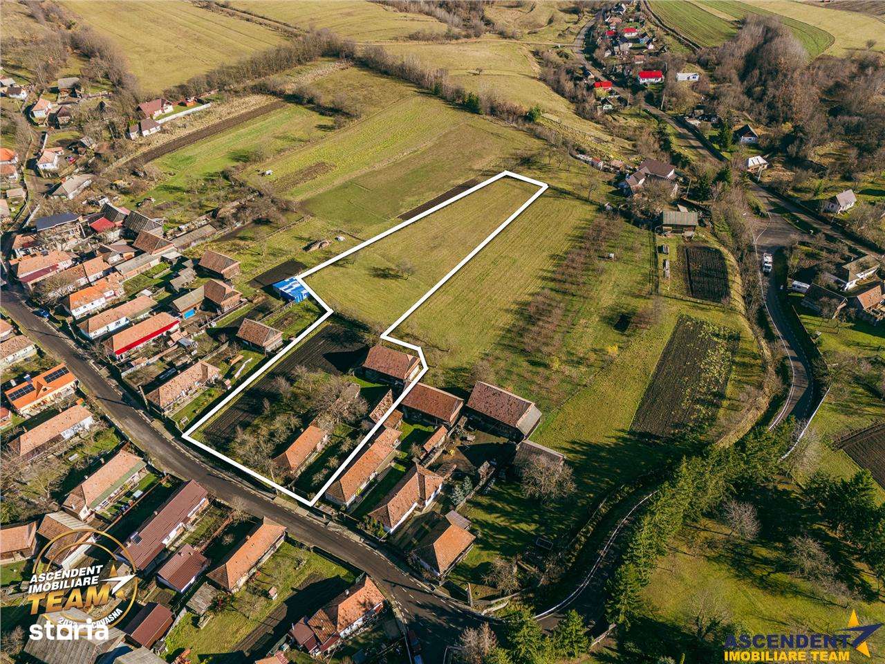 FILM! Domeniu de 6.221mp, livada pomi fructiferi+casa si anexe,Lemnia,-3