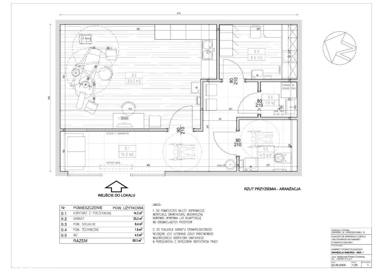 Lokal pod gabinet stomatologiczny | Przy GUMed-1