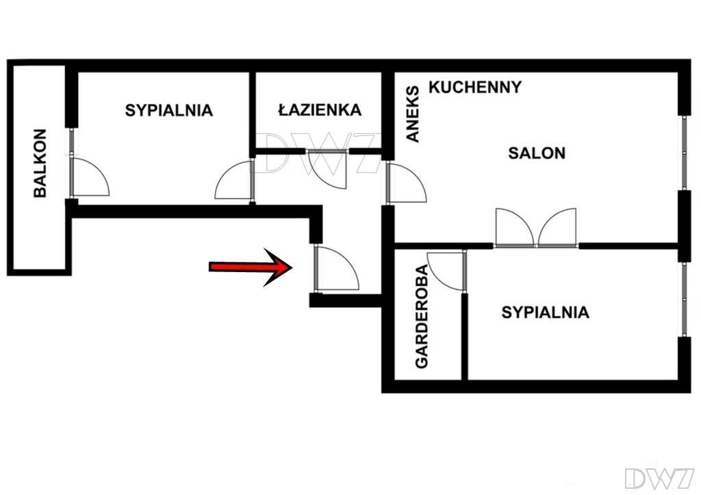 2 lub 3 pokoje,62m2,balkon,widok na Wawel-17