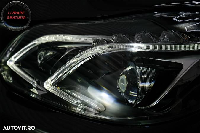 Faruri LED Mercedes E-Class W212 (2009-2012) Facelift Design- livrare gratuita - 7