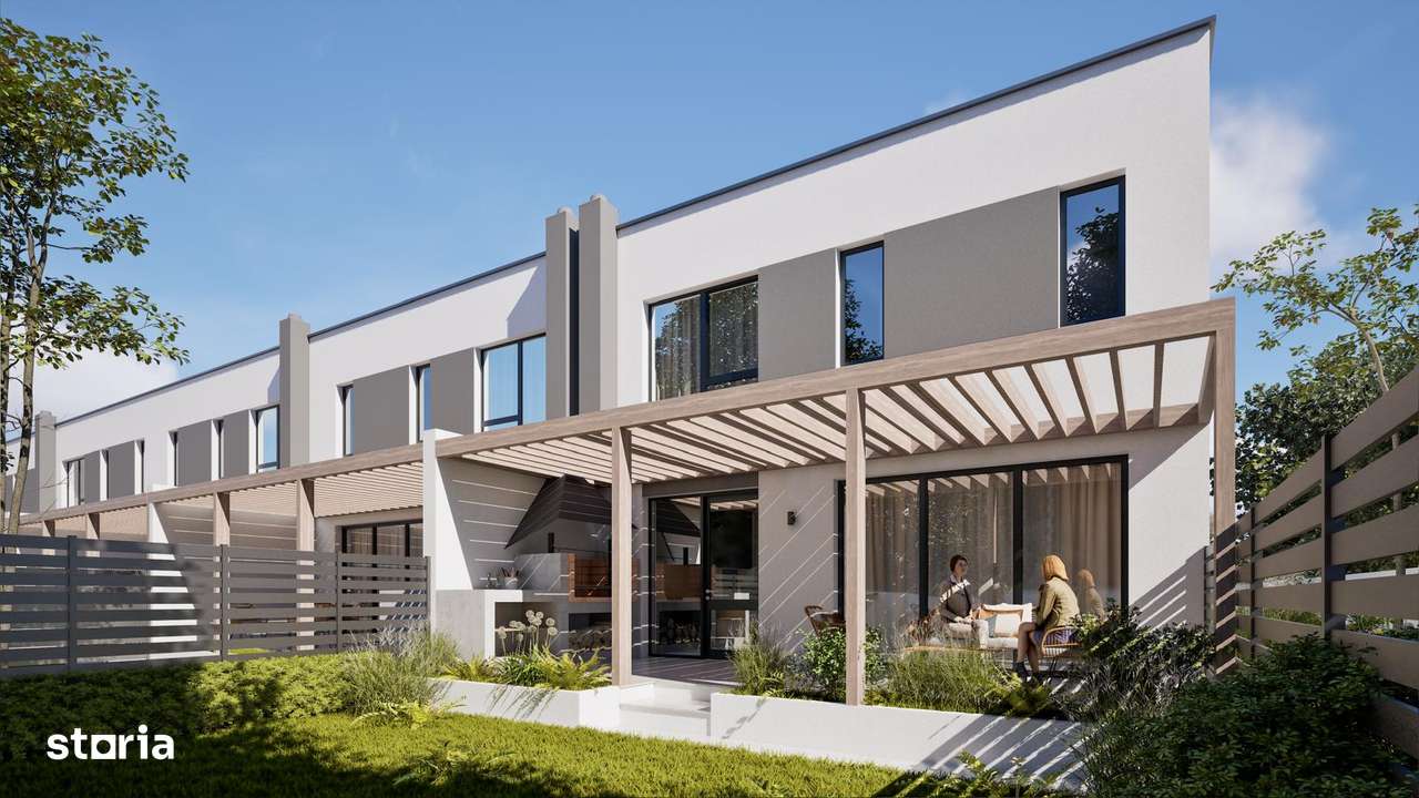 Case moderne înșiruite  în Arad, cartier Pârneava, strada Clujului - Imagine principală: 5/8