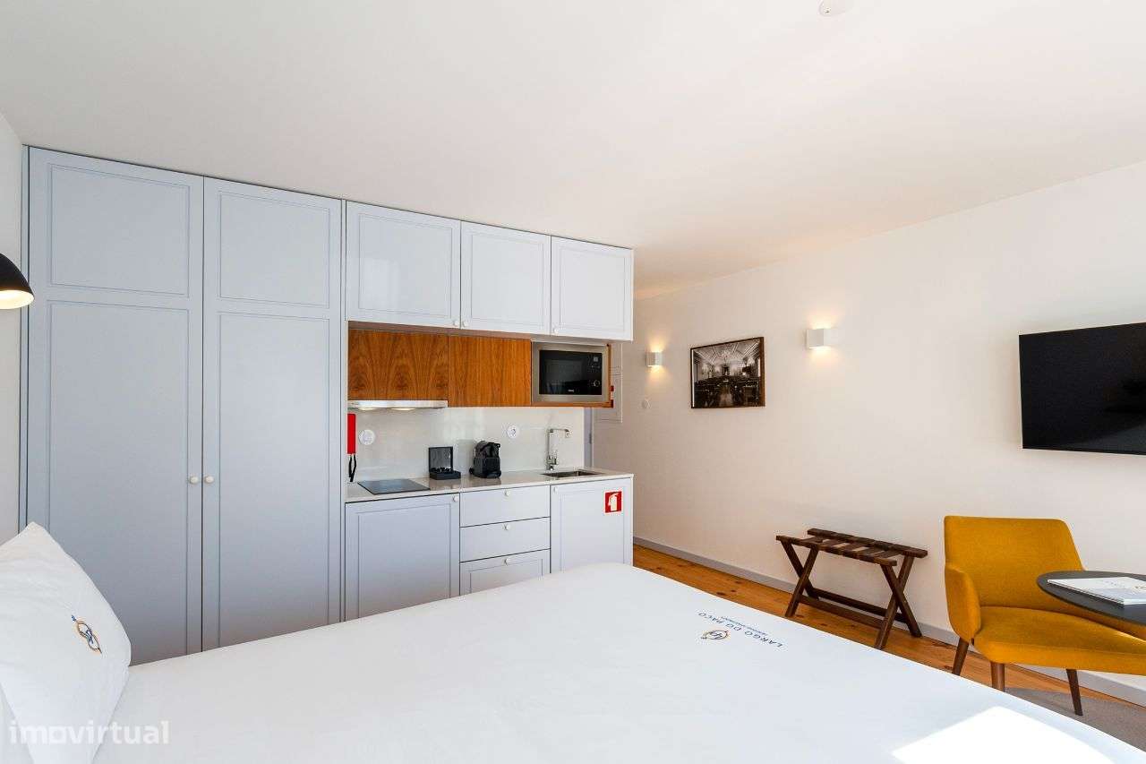 T0 Mobilado e Equipado - Despesas incluídas - Arrendamento Temporário - Grande imagem: 4/7