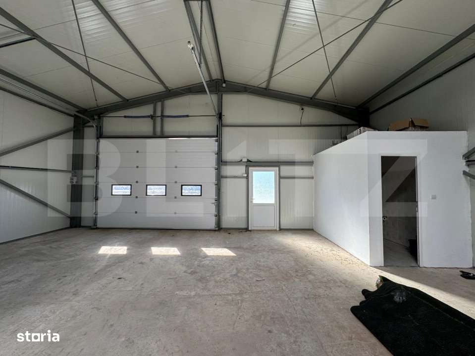 Hala 194 mp utili, platforma betonata 770 mp si teren total de 1.500 m - Imagine principală: 5/14