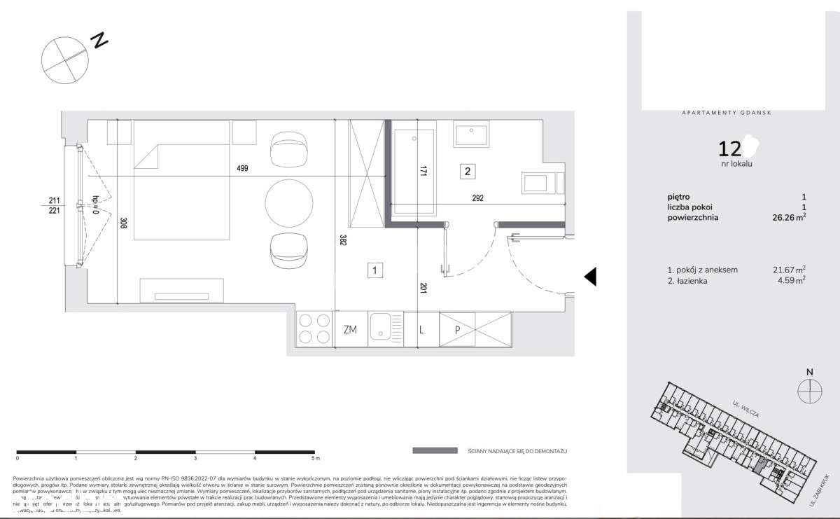 Nowoczesny apartament inwestycyjny-ścisłe centrum! - Pełny obrazek: 5/5