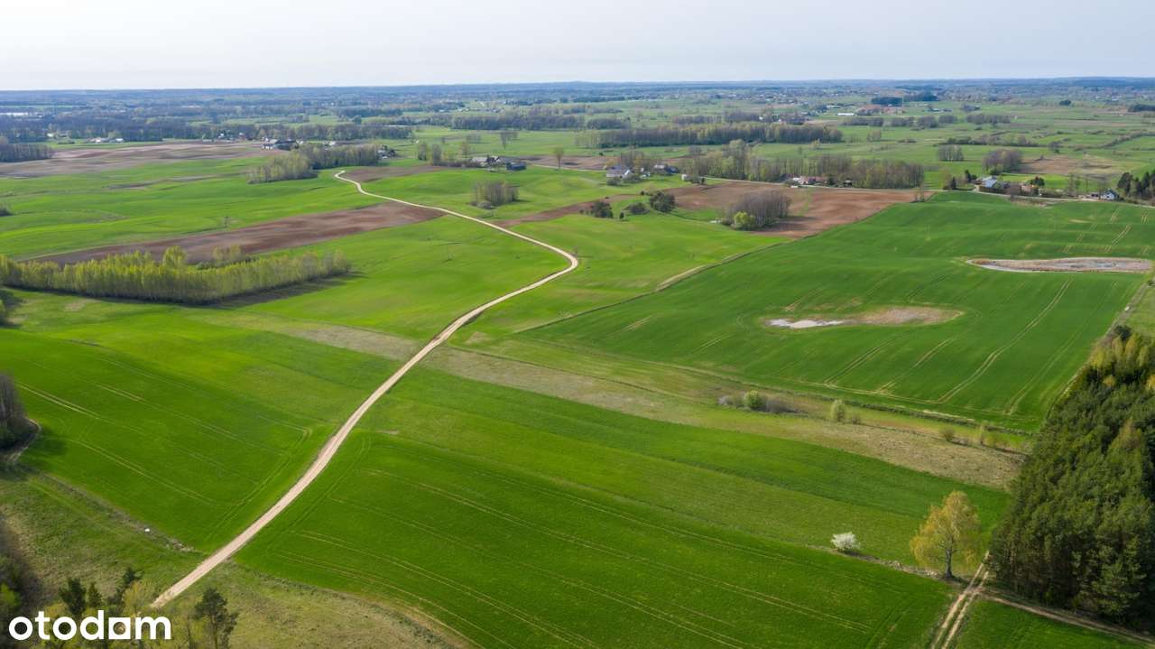 Działka budowlana 1116m2 blisko czystego jeziora /służebność/.-8