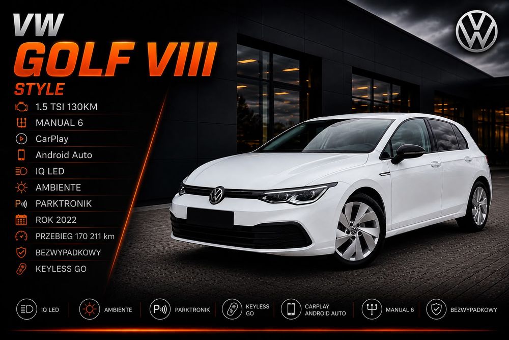 Volkswagen Golf VIII (2020-) 1.5 TSI EVO Style 2022