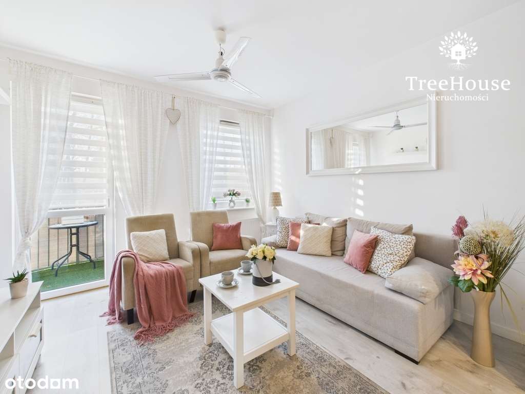 2 pokoje, parter, balkon, ul. Zientary-Malewskiej - Pełny obrazek: 1/18