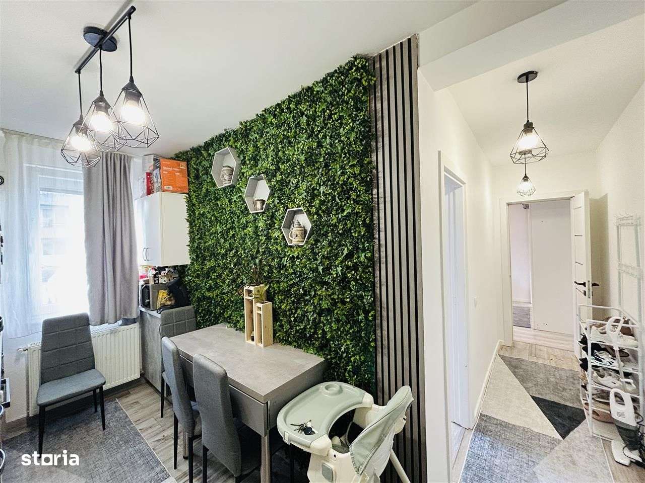 Apartament 2 camere, bucatarie separata, mobilat, utilat + parcare-2