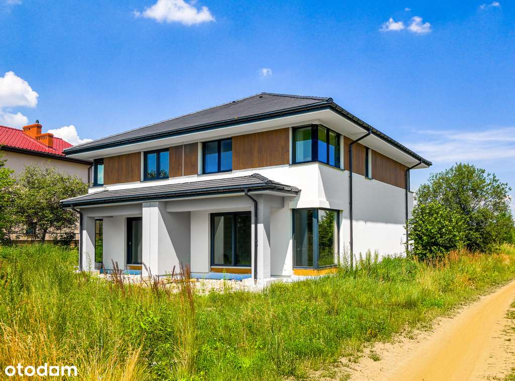 Bliźniak z dużym ogrodem w sąsiedztwie lasu-0