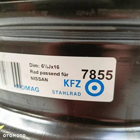 Felgi 5x114,3 16 Kadjar Qashqai Juke 4szt (E9956) - 7