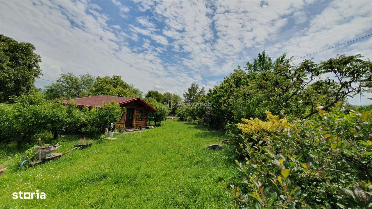 Teren intravilan - 2400 mp - 3 cabane din lemn modulare - Lisaura - Imagine principală: 3/10