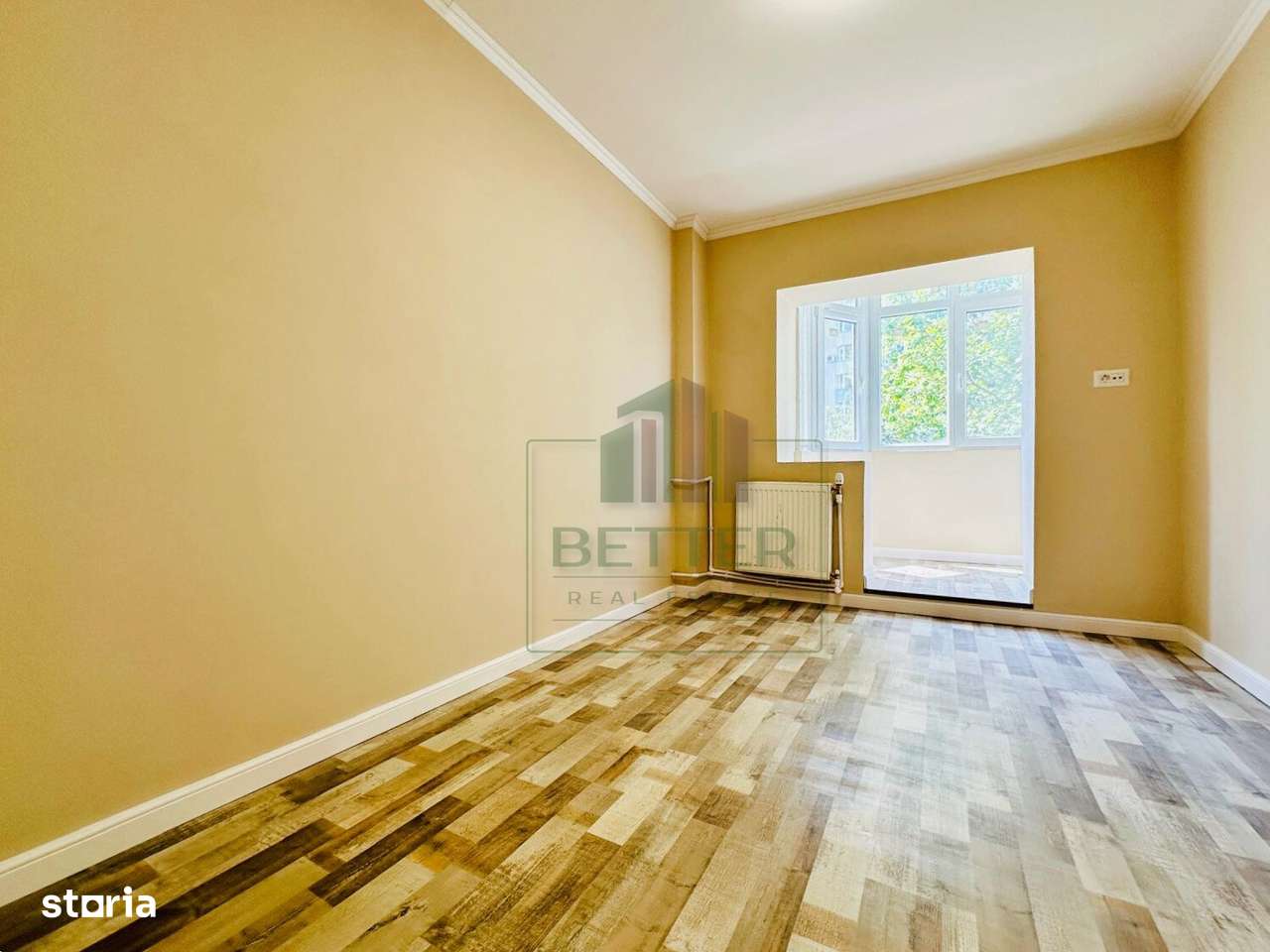 Apartament 3 camere renovat, 280 m metrou Apărătorii Patriei-6