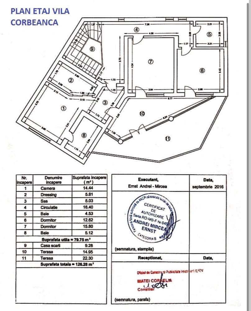 Vila in Corbeanca (Petresti) | mobilata |160 mp util | garaj | curte-16
