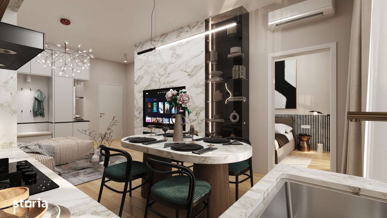 Apartament 2 CAMERE de VANZARE - cartier RIVIERA - Imagine principală: 4/6