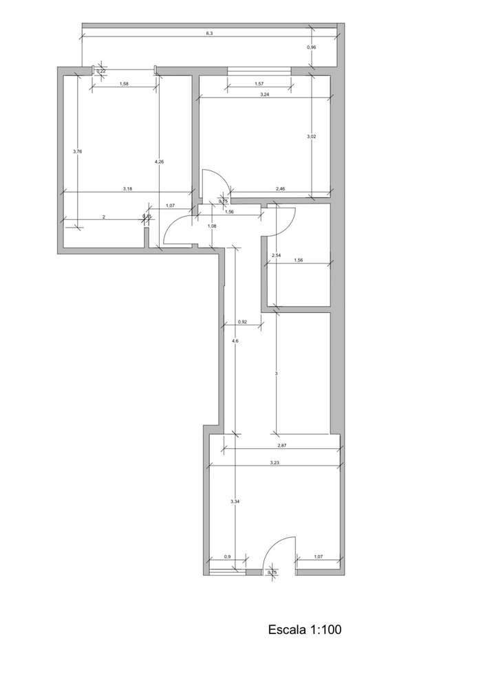 T2 remodelado c/ varanda e vista rio!-30
