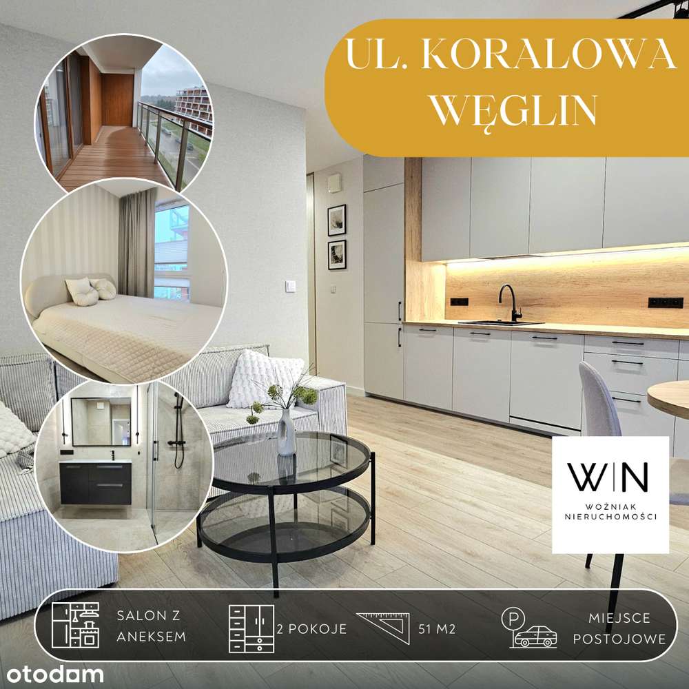 3 pokoje | KORALOWA | Węglin| Blisko Lasu | Miejsce postojowe - Pełny obrazek: 1/13