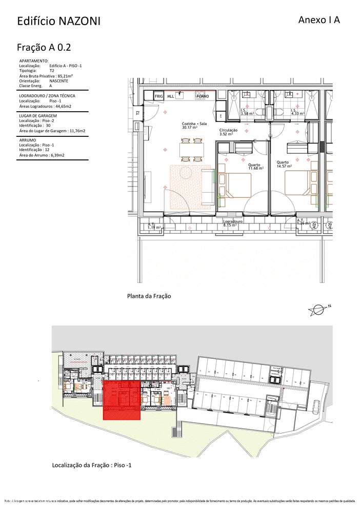 T2 com Terraço 45m2 e Garagem próximo à Avenida Fernão Magalhães - Grande imagem: 5/13
