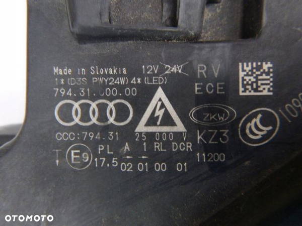 AUDI A1 LIFT 14- LAMPA LEWA XENON LED 794100000 - 2