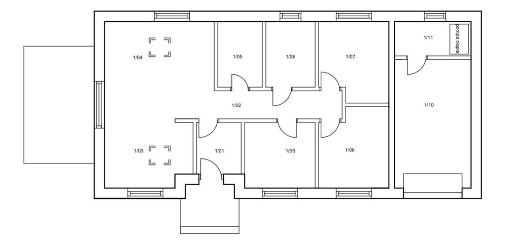 ostatni dom parterowy. Rąbień ab.-9