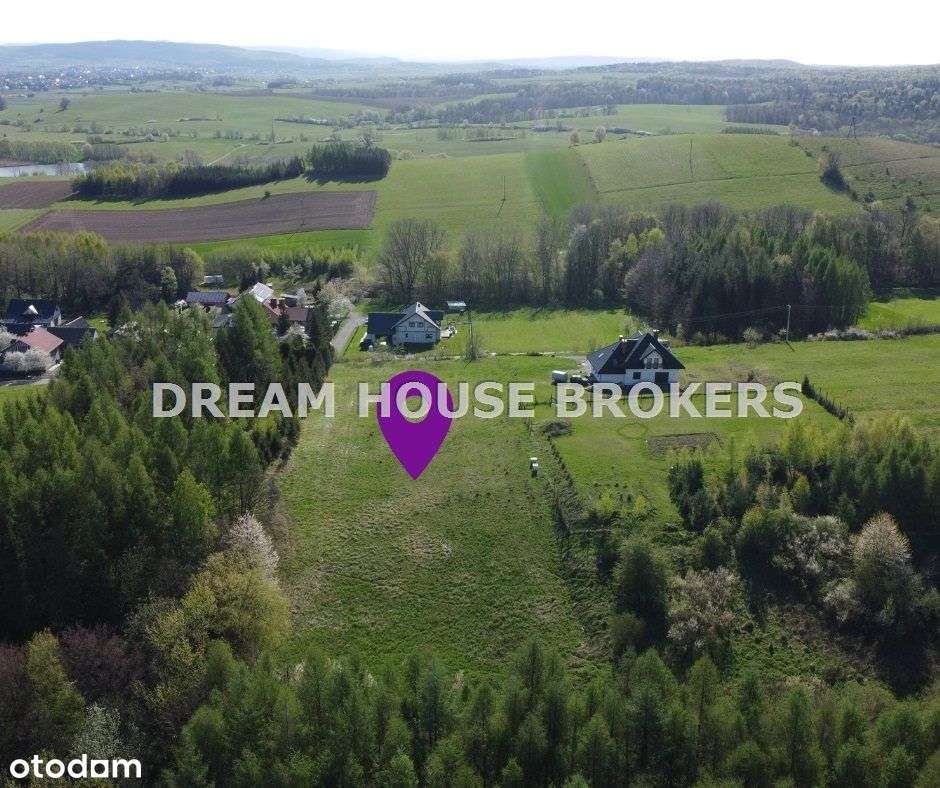 Działka z projektem domu i Wz - Besko 43 ary - Pełny obrazek: 4/12