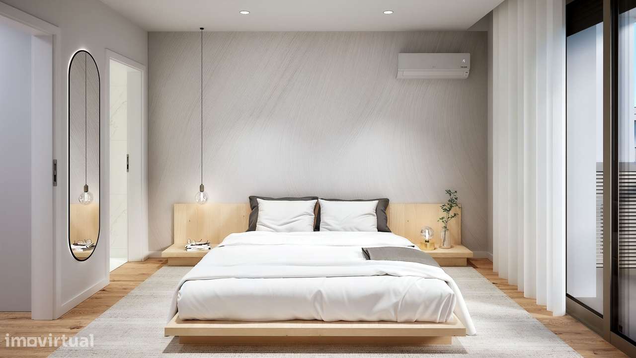 T2 com varanda, garagem e elevada eficiência energética - Grande imagem: 3/17