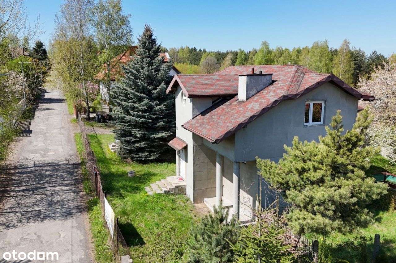 Dom do wykończenia 169m2 działka 837m2 Grabówka
