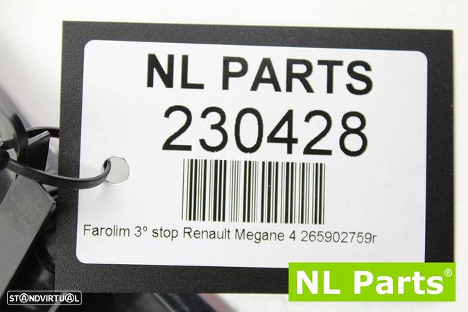 Farolim 3º stop Renault Megane 4 265902759r - 6