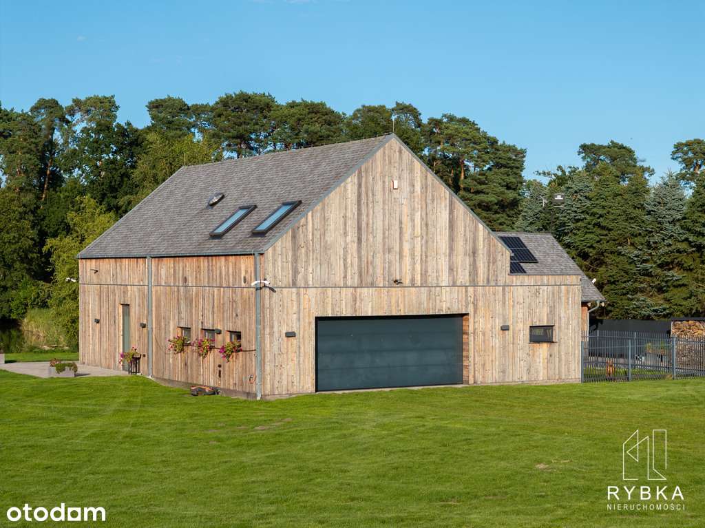Zjawiskowy dom ze stawami tuż przy lesie - Pełny obrazek: 1/20