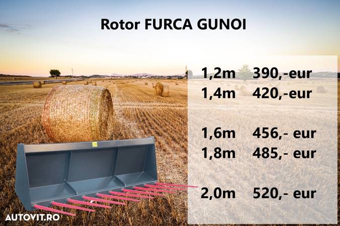 Rotor Cupe crocodil,cereale,clesete baloti,furci - 3