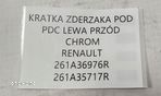 NOWA ORG KRATKA + LISTWA CHROM ZDERZAKA LEWY PRZÓD RENAULT MEGANE IV 4 PDC - 6