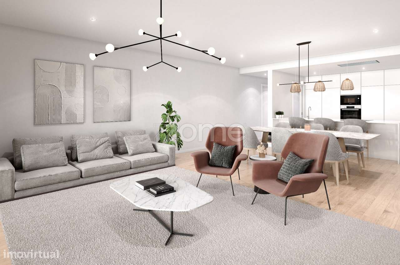 Apartamento T2 novo em construção, R/C com 122m2, Ramalde-Porto - Grande imagem: 2/45