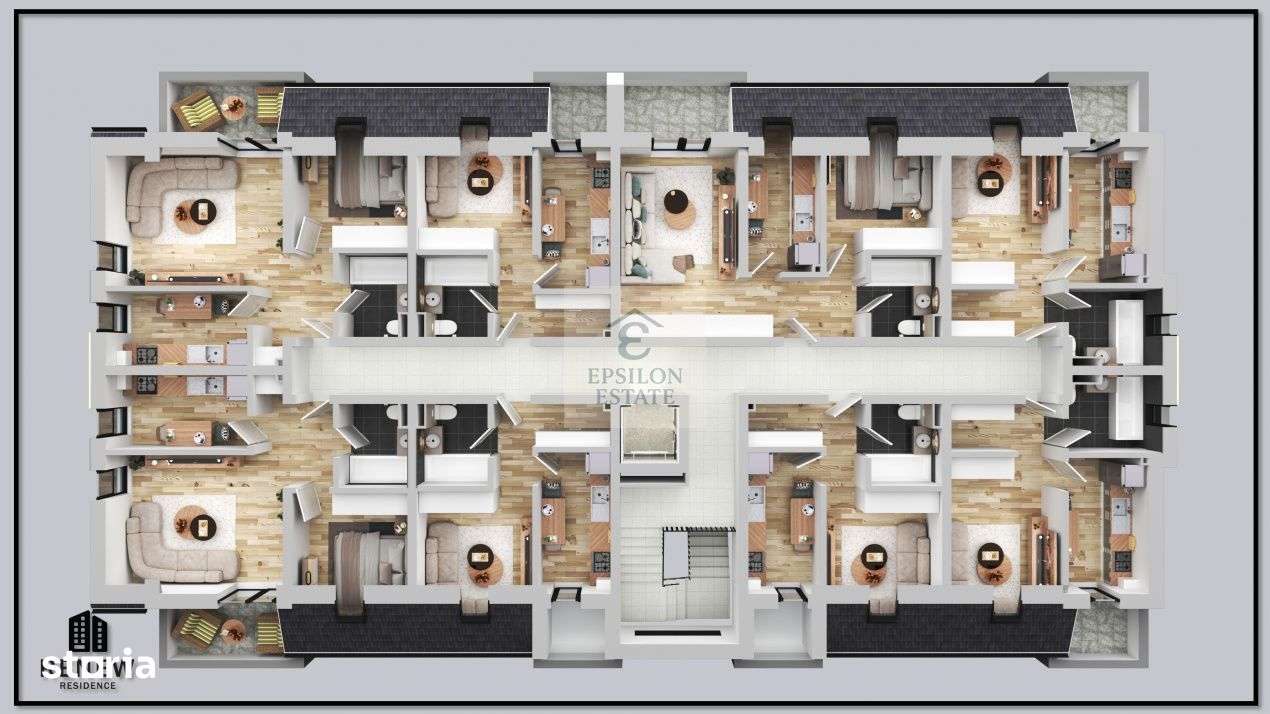 Ap. 2 cam. aprilie 2026 zona Militari Residence - Imagine principală: 4/5