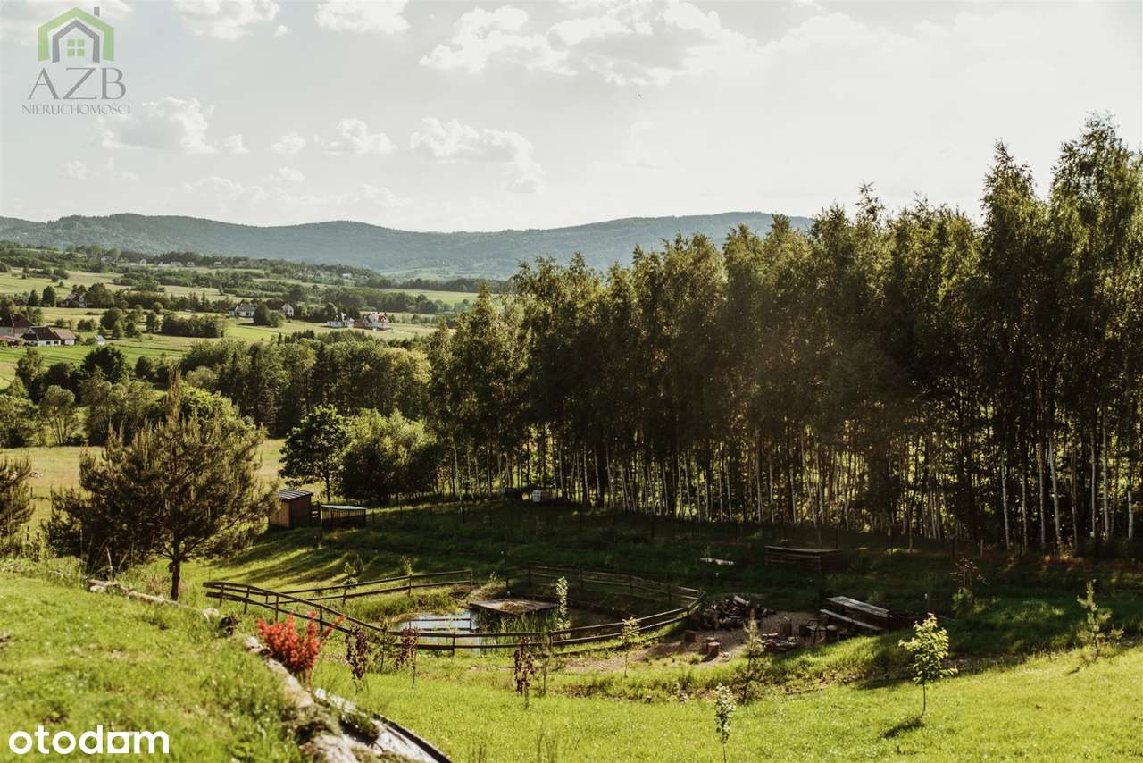 Sielankowy dom z dużą działką - Zasań - Myślenice-14