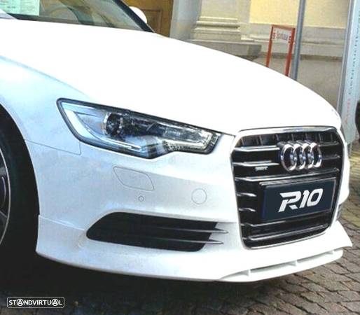 SPOILER LIP FRONTAL PARA AUDI A6 C7 4G 11-14 SEDAN AVANT - 3