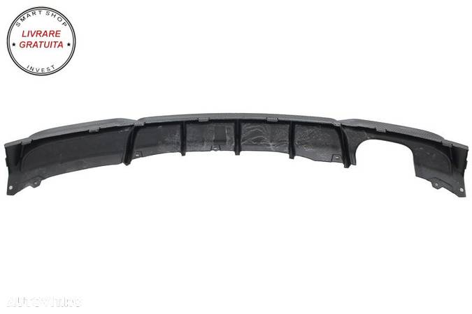 Difuzor Bara Spate Carbon Evacuare Stanga BMW Seria 3 F30 F31 (2011-up) M Performa- livrare gratuita - 6