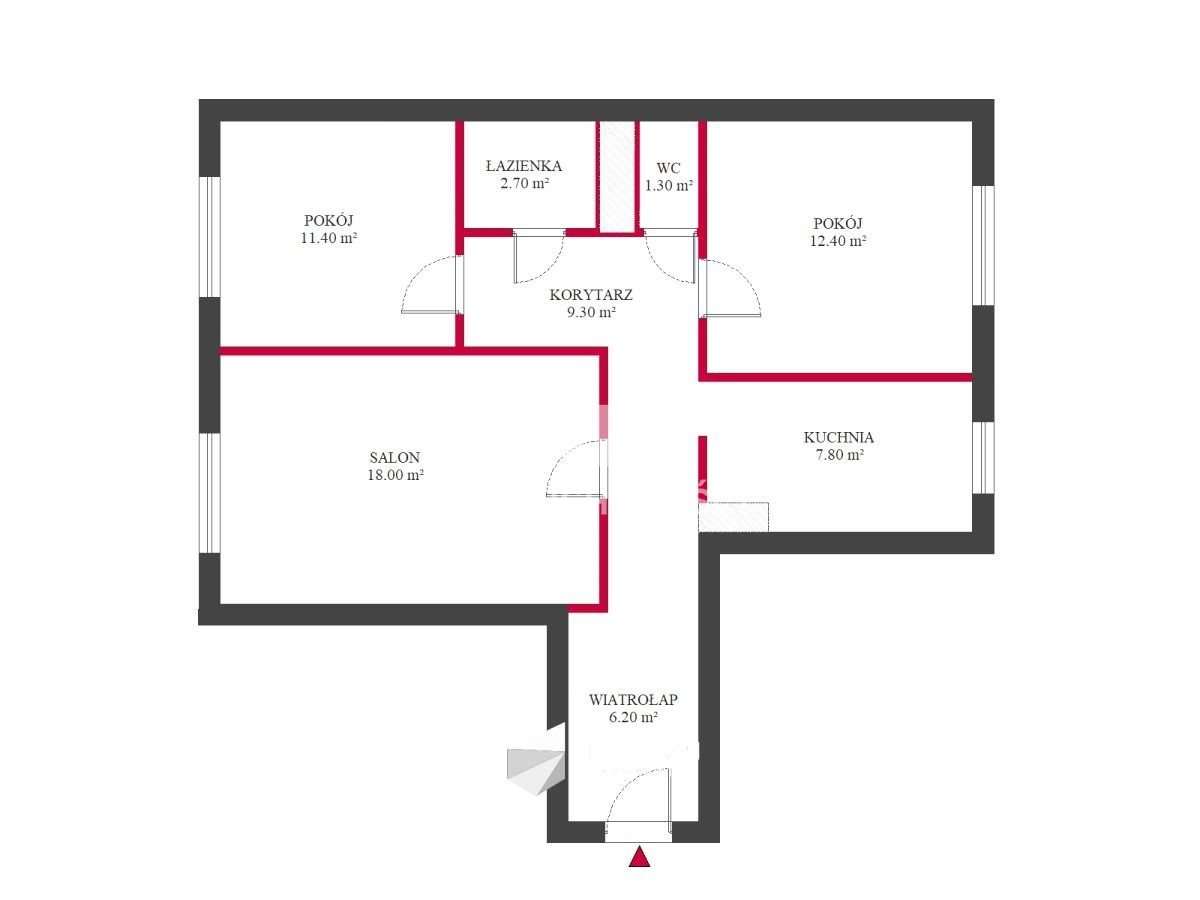 Mieszkanie OS.Rusa 3 pokoje 69,10m2 Poznań-19