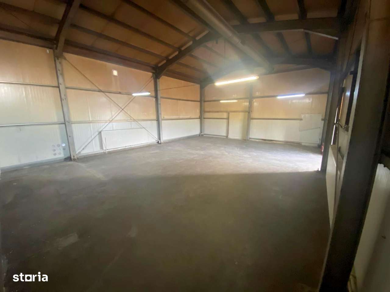 Hală de închiriat, centru Săcălaz – potrivită service auto, depozitare - Imagine principală: 1/7