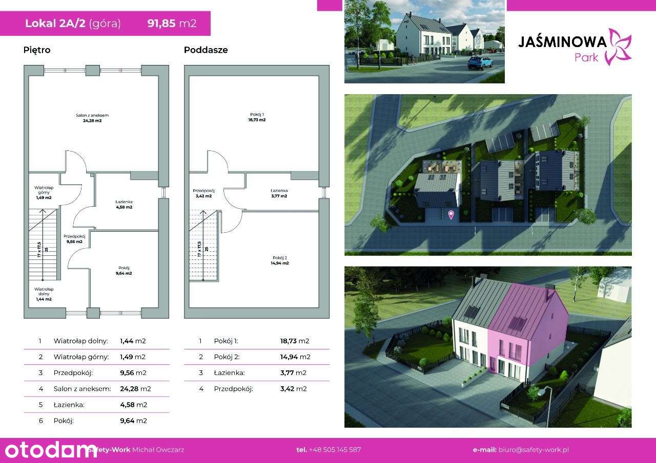 Jaśminowa Park - Mieszkania dwupoziomowe blisko lasu i jeziora!-3