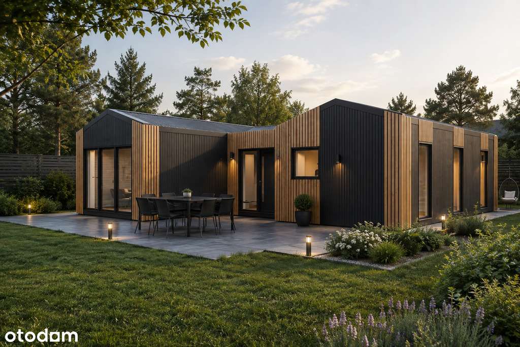 Dom modułowy 93 m² | 3 sypialnie | Pod klucz