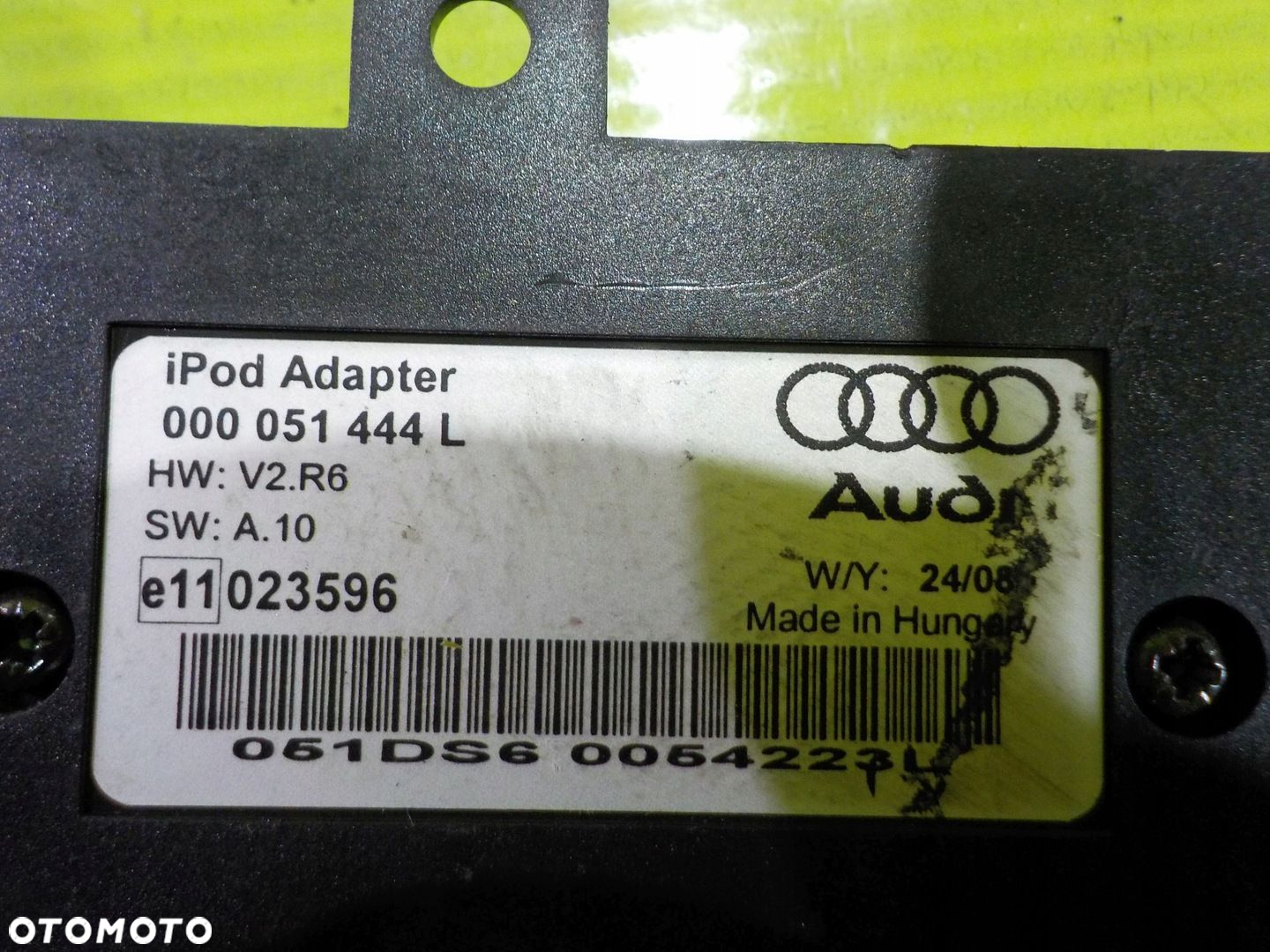 AUDI A3 8P II 05 modul ADAPTER iPOD 000051444L - 2