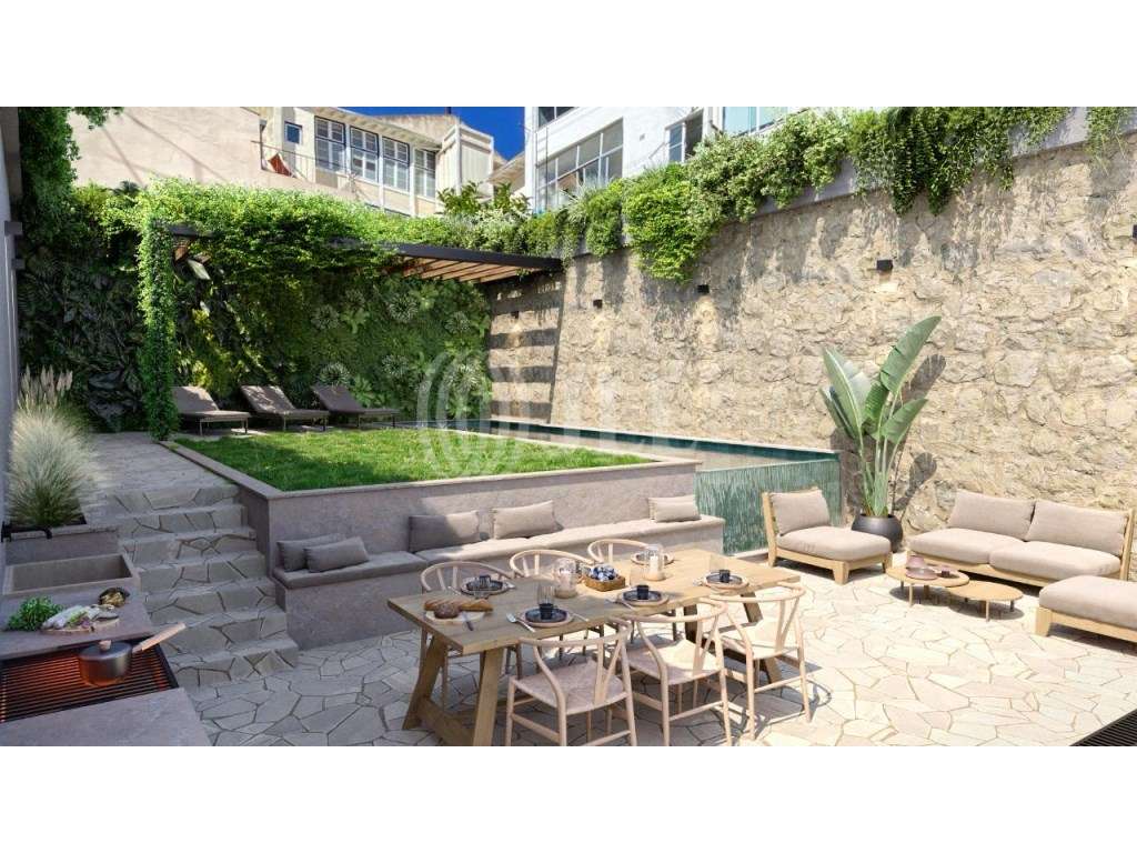 Apartamento T3 com terraço, garagem no centro de Lisboa-14